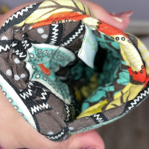 VERA BRADLEY Flower Shower Quilted Soft Eyeglass/ Sunglasses Case Double Pocket - Picture 5 of 11